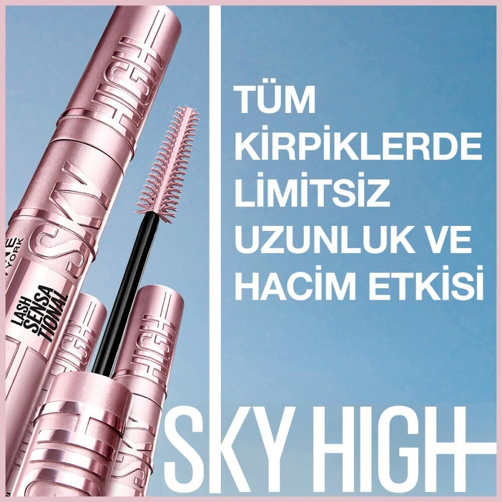 Maybelline New York Lash Sensational Sky High Maskara, 1 Adet (1 x 7.2 ml) - 5