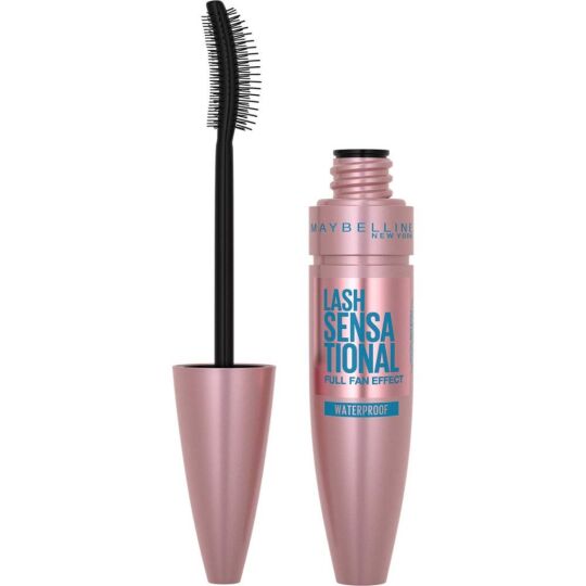 Maybelline New York Lash Sensational Yelpaze Etkili Suya Dayanıklı Siyah Maskara, 9.4 ml - 2