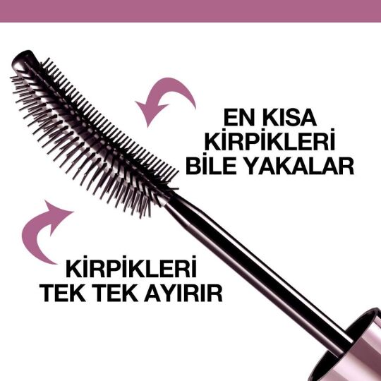 Maybelline New York Lash Sensational Yelpaze Etkili Suya Dayanıklı Siyah Maskara, 9.4 ml - 4