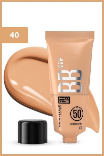 Maybelline New York No 40 Fit Me Nude Cilt Bakımı Etkili Nemlendirici Spf50 Bb Krem - Sıcak Orta Ton - 2