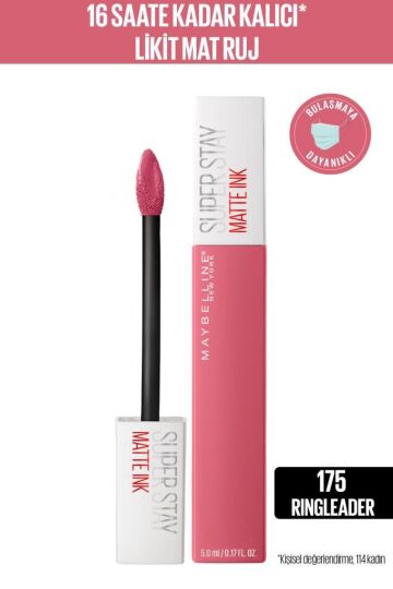 Maybelline New York Süper Stay Matte Ink Likit Mat Ruj 175 Ringleade 5 ML - 1