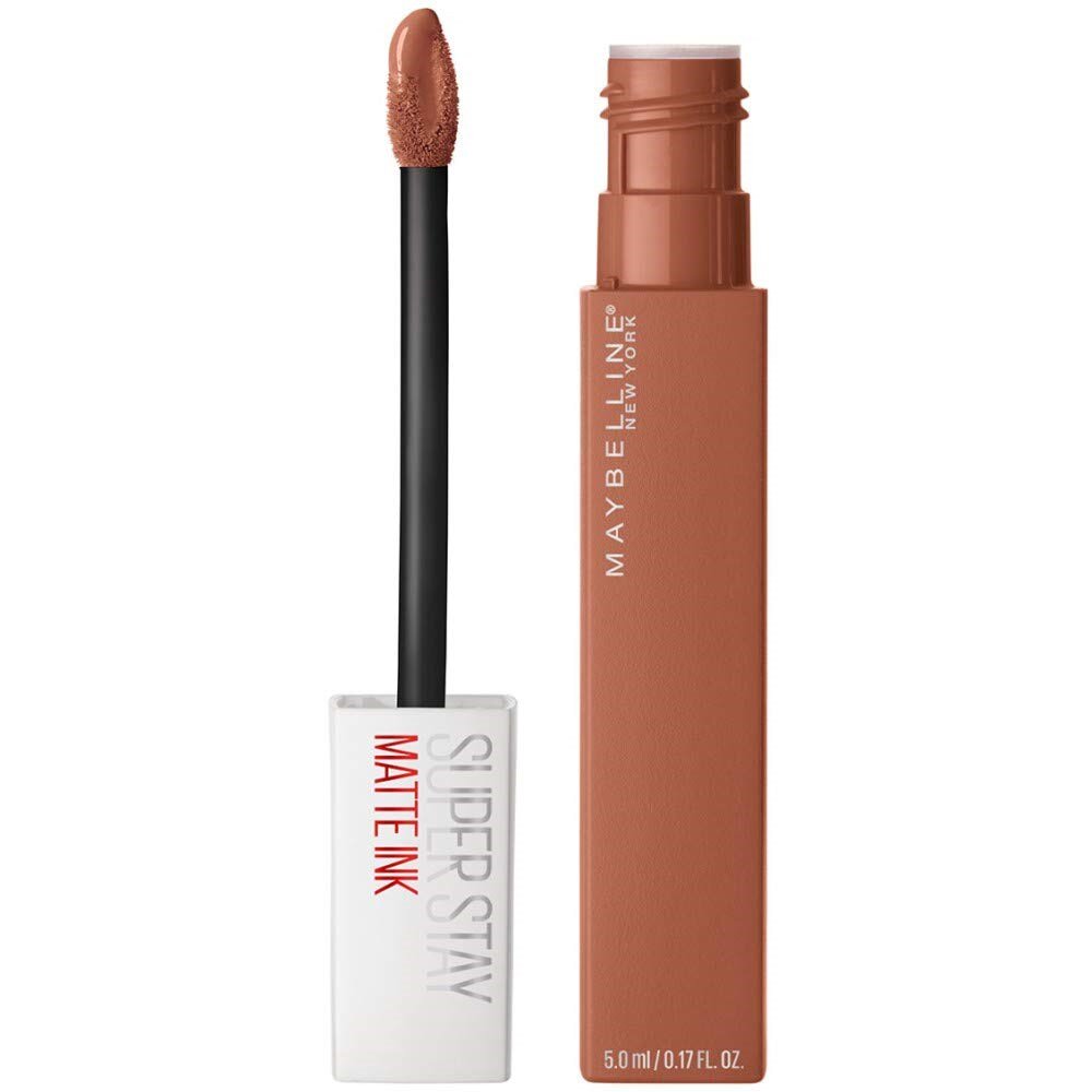 Maybelline New York Super Stay Matte Ink Likit Mat Ruj, 75 Fighter, Kahverengi, 5 ml - 2