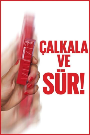 Maybelline New York Super Stay Vinyl Ink Kalıcı Likit Parlak Ruj 10 Lippy - 3