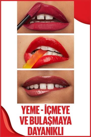 Maybelline New York Super Stay Vinyl Ink Uzun Süre Kalıcı Likit Parlak Ruj 20 Coy - 8