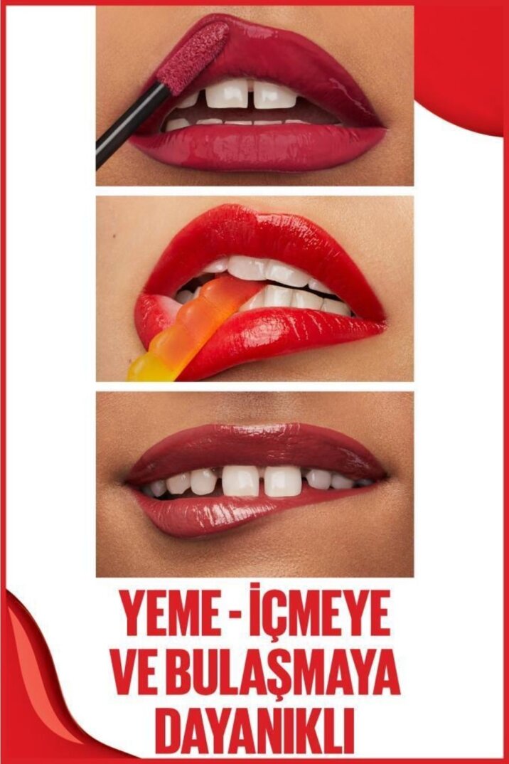 Maybelline New York Super Stay Vinyl Ink Uzun Süre Kalıcı Likit Parlak Ruj 20 Coy - 8