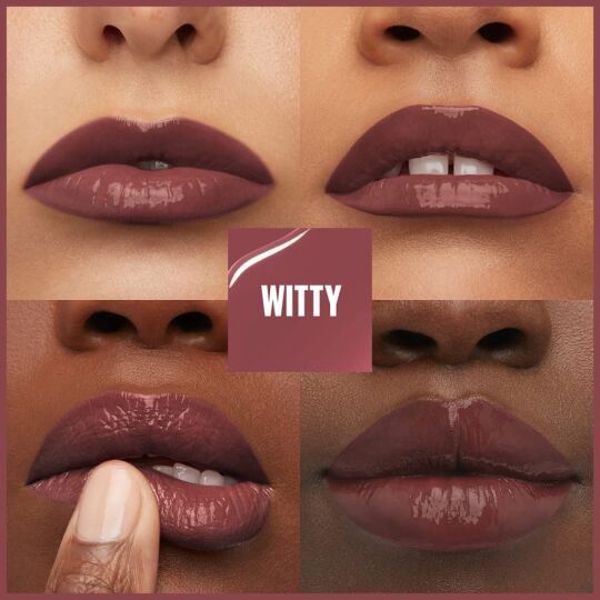 Maybelline New York Super Stay Vinyl Ink Uzun Süre Kalıcı Likit Parlak Ruj 40 Witty - 2