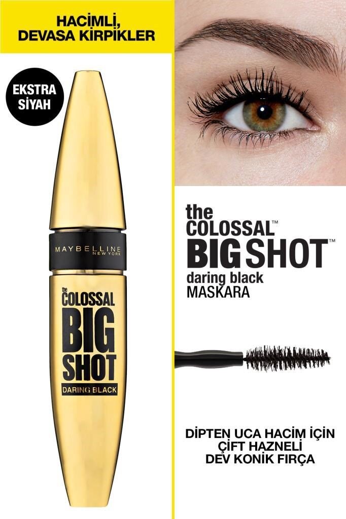 Maybelline New York The Colossal Big Shot Daring Black Maskara - 2