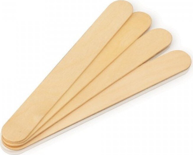 More For You Ahşap Ağda Spatulası 100 Adet - 3