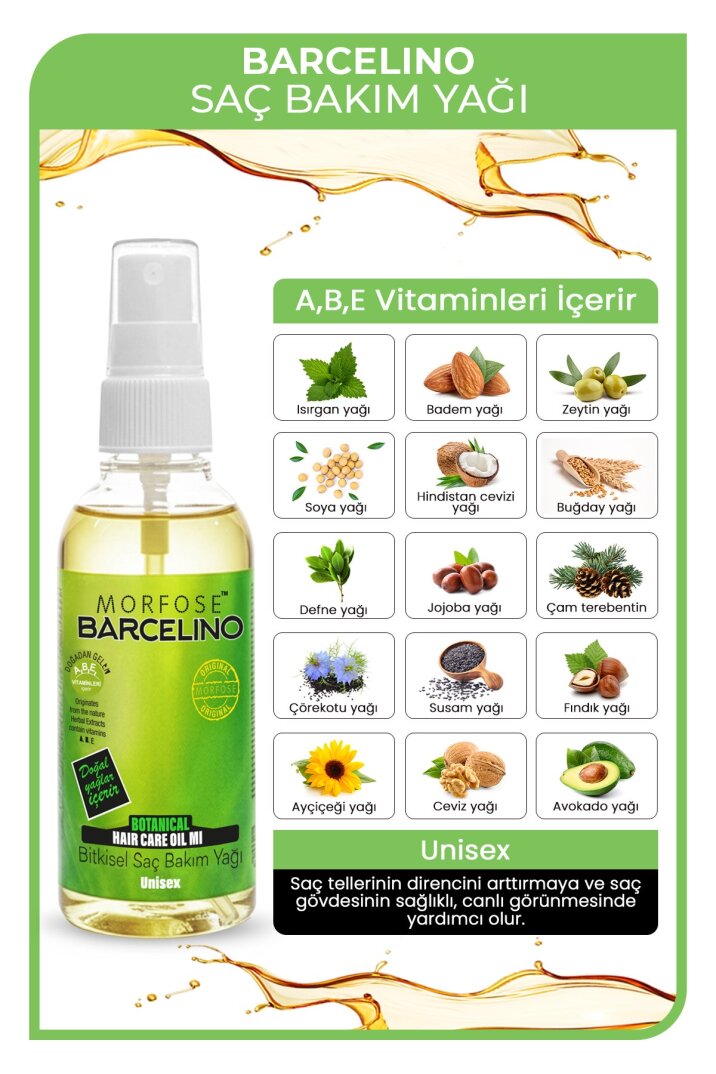 morfose Barcelino Saç Bakım Yağı 150 ml - 2