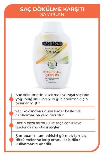 Morfose Bitkisel Şampuan 300 Ml.(saç Dök.karşı) 1 Paket (1 X 1 Adet) - 3