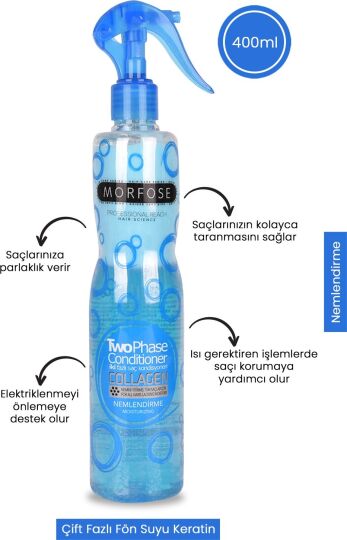 Morfose Collagen Kuru Saçlar İçin Fön Suyu Mavi Su 400 Ml - 2