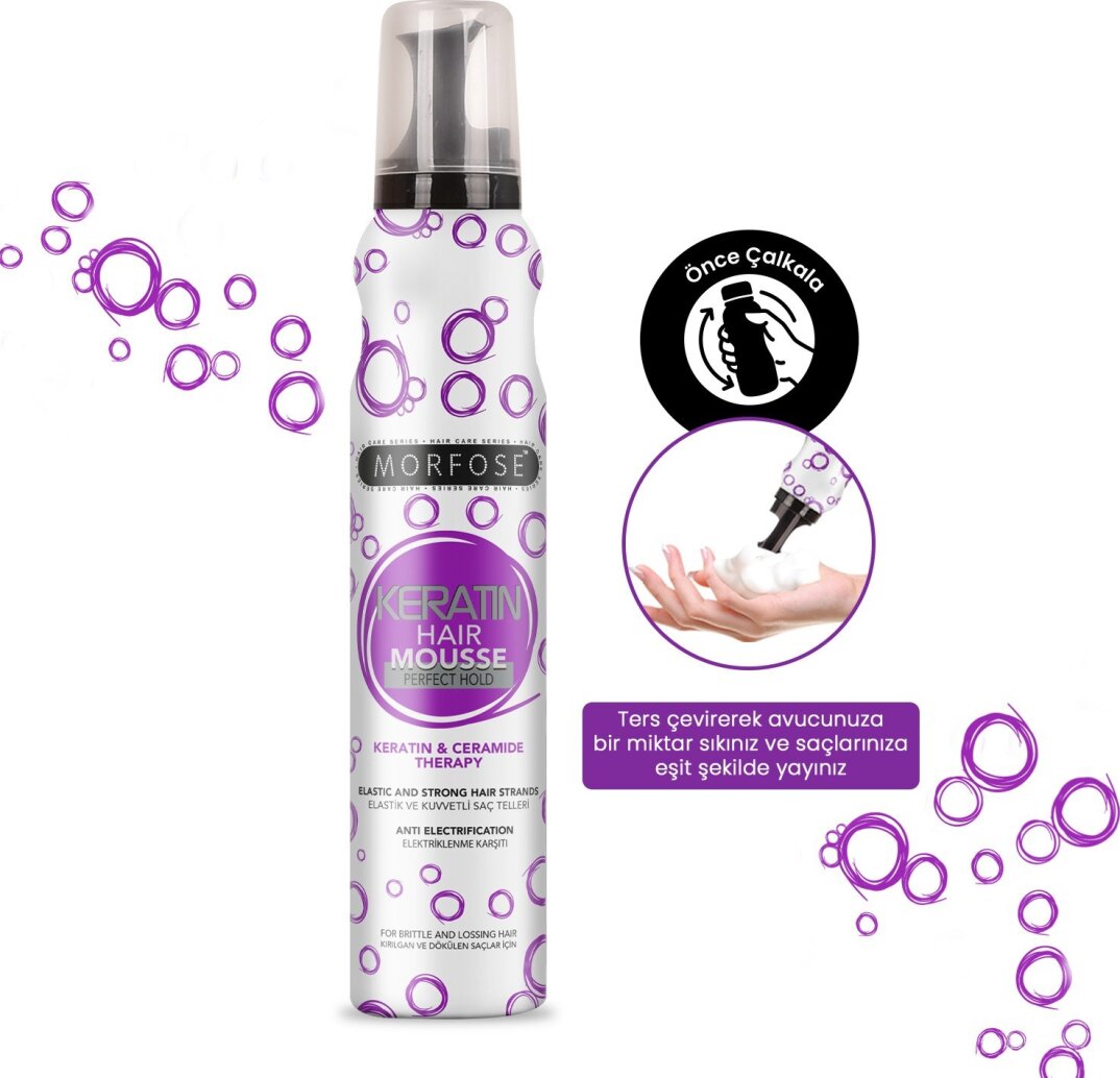 Morfose Keratin Saç Köpüğü 200 Ml - 3