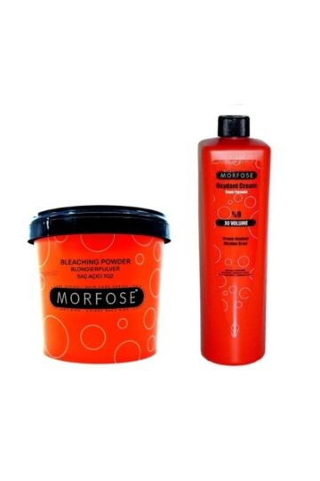 Morfose Mavi Toz Saç Açıcı Oryal 1000 G Ve 30 Vol Oksidan 1000 ML