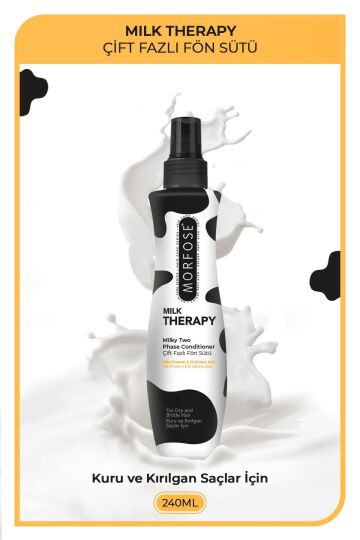 Morfose Milk Therapy Çift Fazlı Saç Bakım Fön Suyu 240 ml - 1
