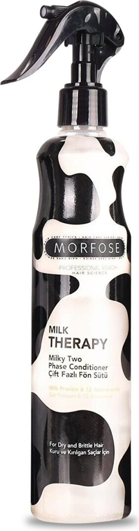 Morfose Milk Therapy Çift Fazlı Saç Bakım Fön Suyu 400 ml - Besleyici, Koruyucu Etki - 1