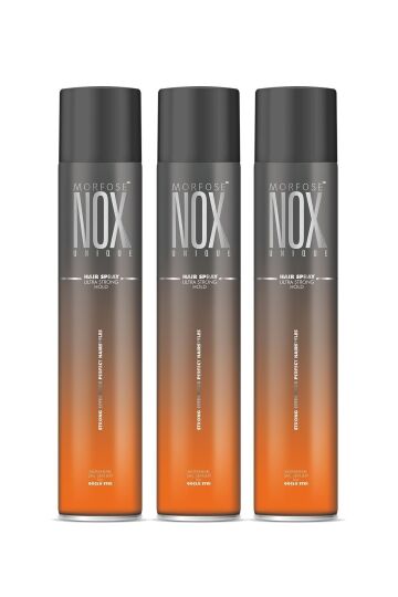 Morfose Nox Ultra Strong Hold Saç Spreyi 400 ml 3 Adet