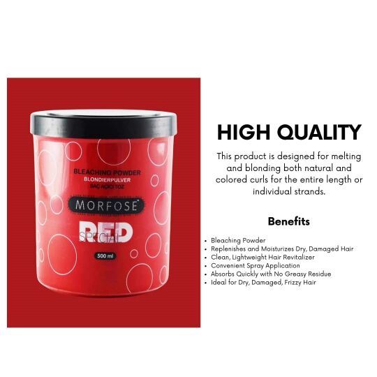 Morfose Saç Açıcı Toz  Oryal 5000 Gr Red Kırmızı - 5