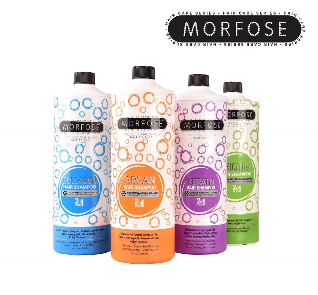 MORFOSE Şampuan 1000Ml (Mor) 1 Paket (1 x 1 Adet) - 4