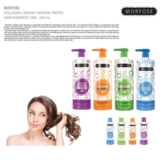 MORFOSE Şampuan 1000Ml (Mor) 1 Paket (1 x 1 Adet) - 5