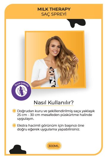 Morfose Therapy Saç Spreyi 300 ml - Saça Şekil Veren Saç Bakım Spreyi - 3