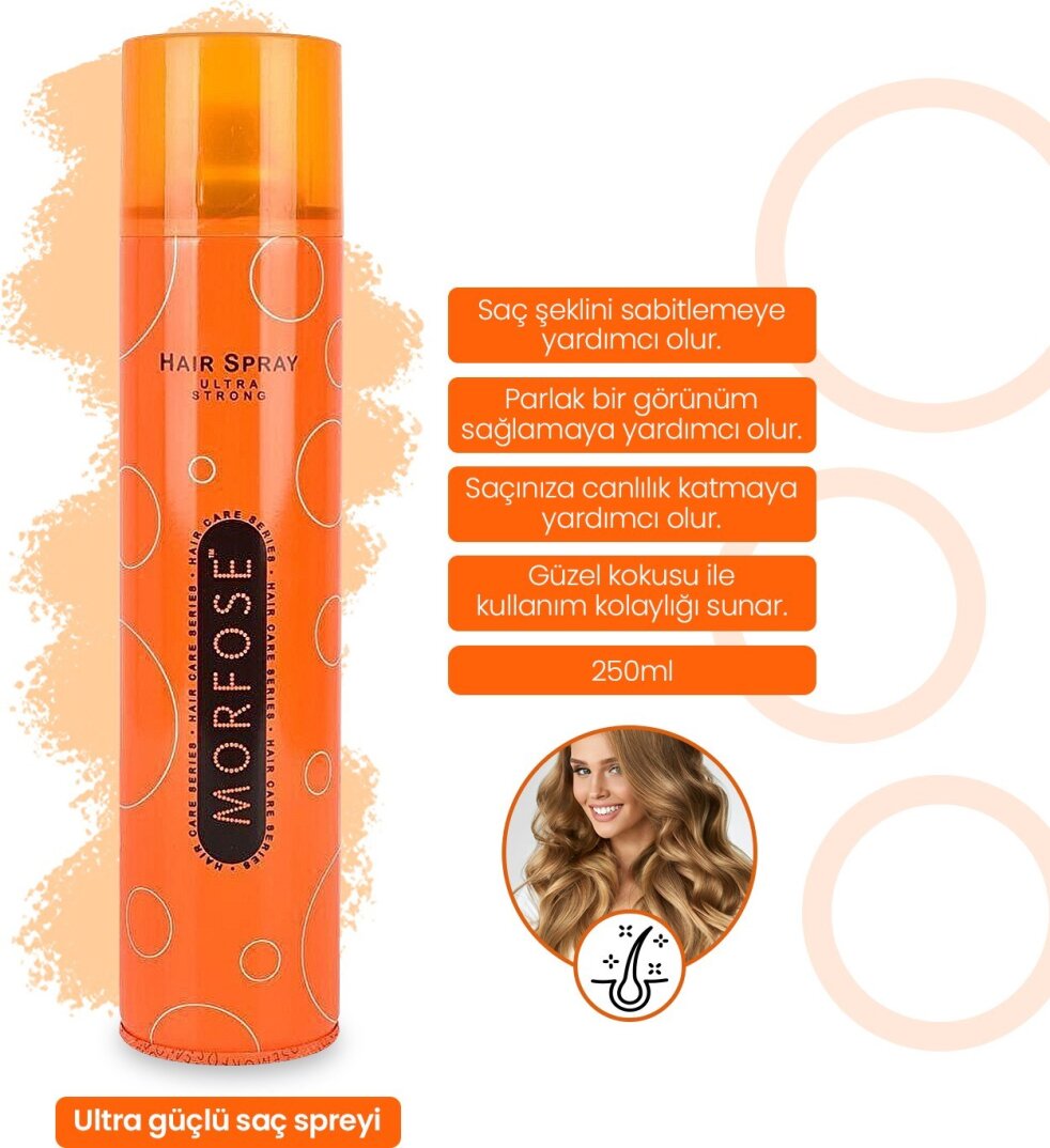 Morfose Ultra Sert Saç Spreyı 250 ml - 3