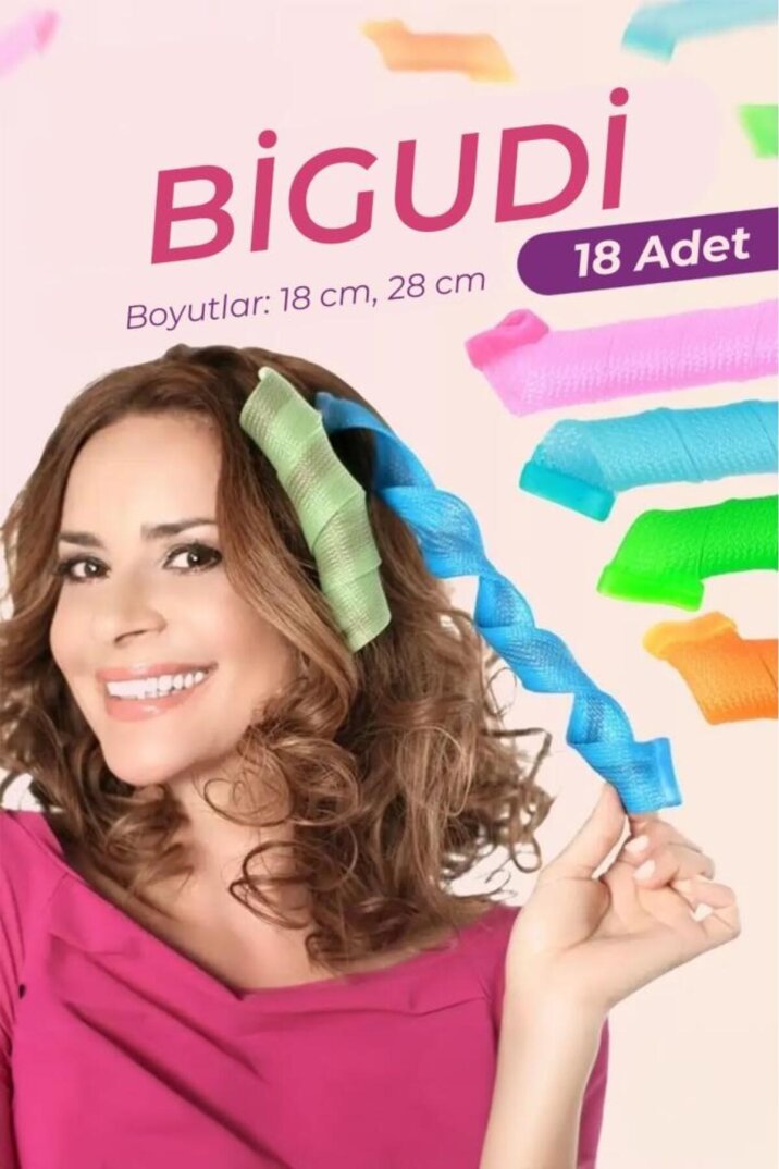 MUJGAN Kancalı Saç Şekillendirici 18'li Bigudi Seti - 2