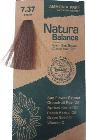 Natura Balance (Krem Saç Boyası) Badem 7.37 60ML - 1