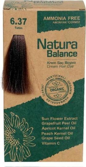 Natura Balance (Krem Saç Boyası) Tütün 6.37 60ML