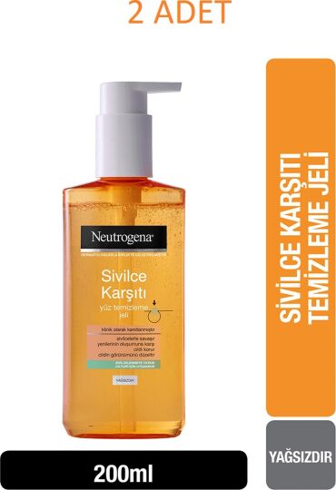 Neutrogena Visibly Clear Günlük Temizleme Jeli 200 ml 2 Adet - 2