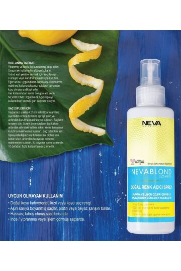 Neva Doğal Renk Açıcı Papatya Özü Sprey 150 Ml - 2