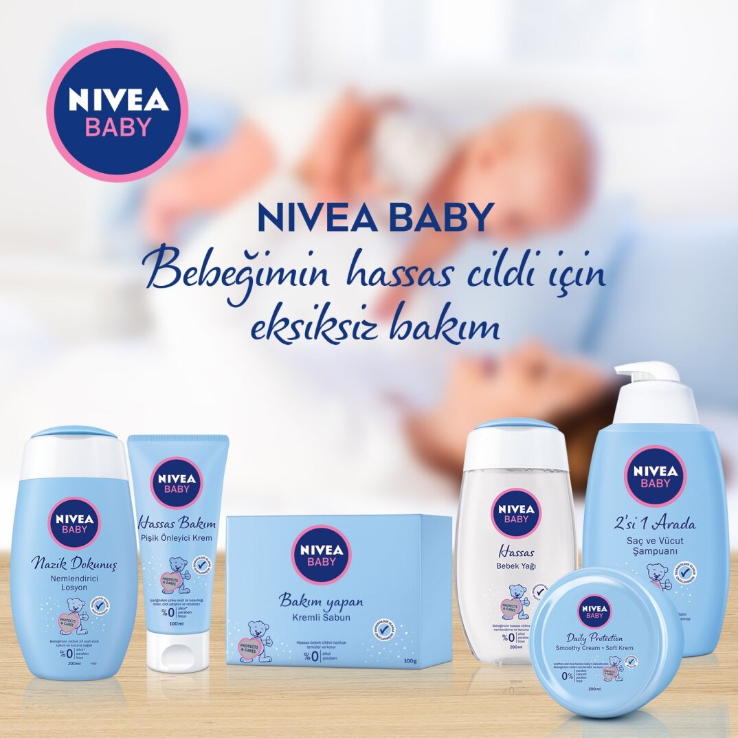 NIVEA Baby Pişik Önleyici Krem 100ml, Hassas Bebek Cilt - 4
