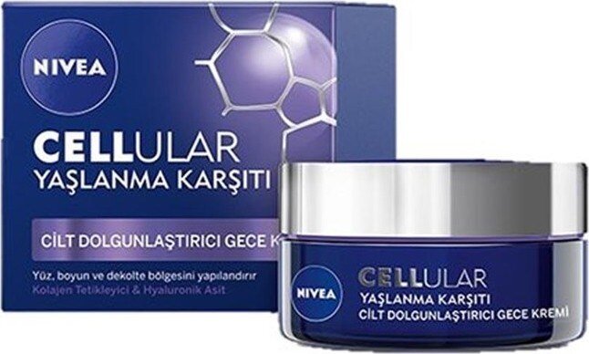 Nivea Cellular Night Cream - Gece Bakım Kremi 50 ml - 1