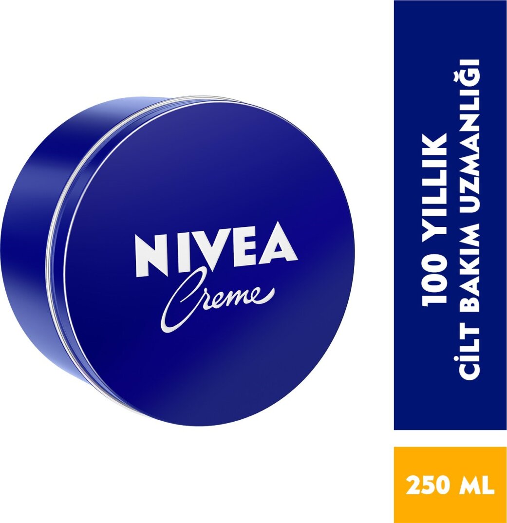 NIVEA Creme 250ml,Bakım Yapan Koruma, Tüm Ciltler için Nemlendirici Krem - 1