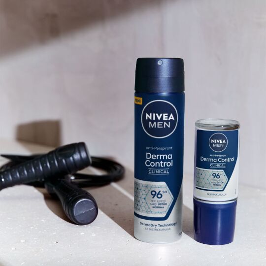 Nıvea Derma Control Clinical Erkek Roll-On 50 Ml,96 Saat Üstün Koruma,ekstra Kuruluk,anti-Perspirant - 6