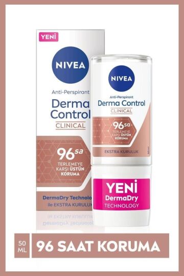 Nıvea Derma Control Clinical Kadın Roll-On 50 Ml,96 Saat Üstün Koruma,ekstra Kuruluk,anti-Perspirant - 2