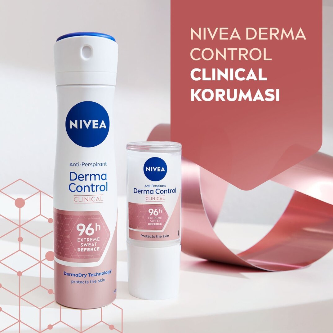 Nıvea Derma Control Clinical Kadın Roll-On 50 Ml,96 Saat Üstün Koruma,ekstra Kuruluk,anti-Perspirant - 7