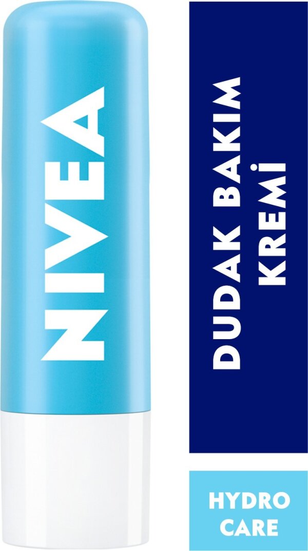 NIVEA Hydro Care Dudak Bakım Kremi (4,8gr), 24 Saat Nem, Aloe Vera, Saf Su ve Doğal Yağlar, SPF 15, - 1