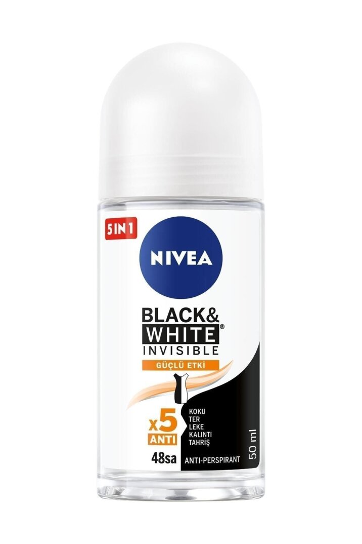 Nivea Kadın Roll-on Black & White Invisible Güçlü Etki 50 ml - 2