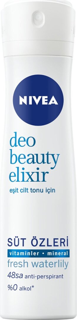 Nivea Kadın Sprey Deodorant Beauty Elixir Fresh Waterlily 48 Saat Anti-perspirant Koruma 150ml - 2