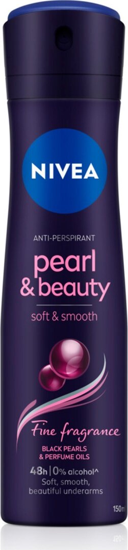 NIVEA Kadın Sprey Deodorant Pearl&Beauty Fine Fragrance,48 Saat Anti-perspirant Koruma 150ml - 2
