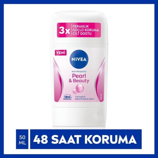 Nivea Kadın Stick Deodorant Pearl&beauty48 Saat Anti-Perspirant Koruma 50 ml