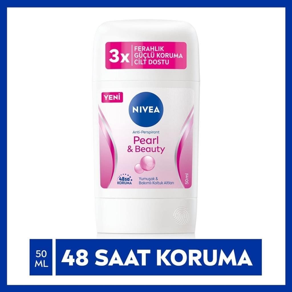 Nivea Kadın Stick Deodorant Pearl&beauty48 Saat Anti-Perspirant Koruma 50 ml - 1