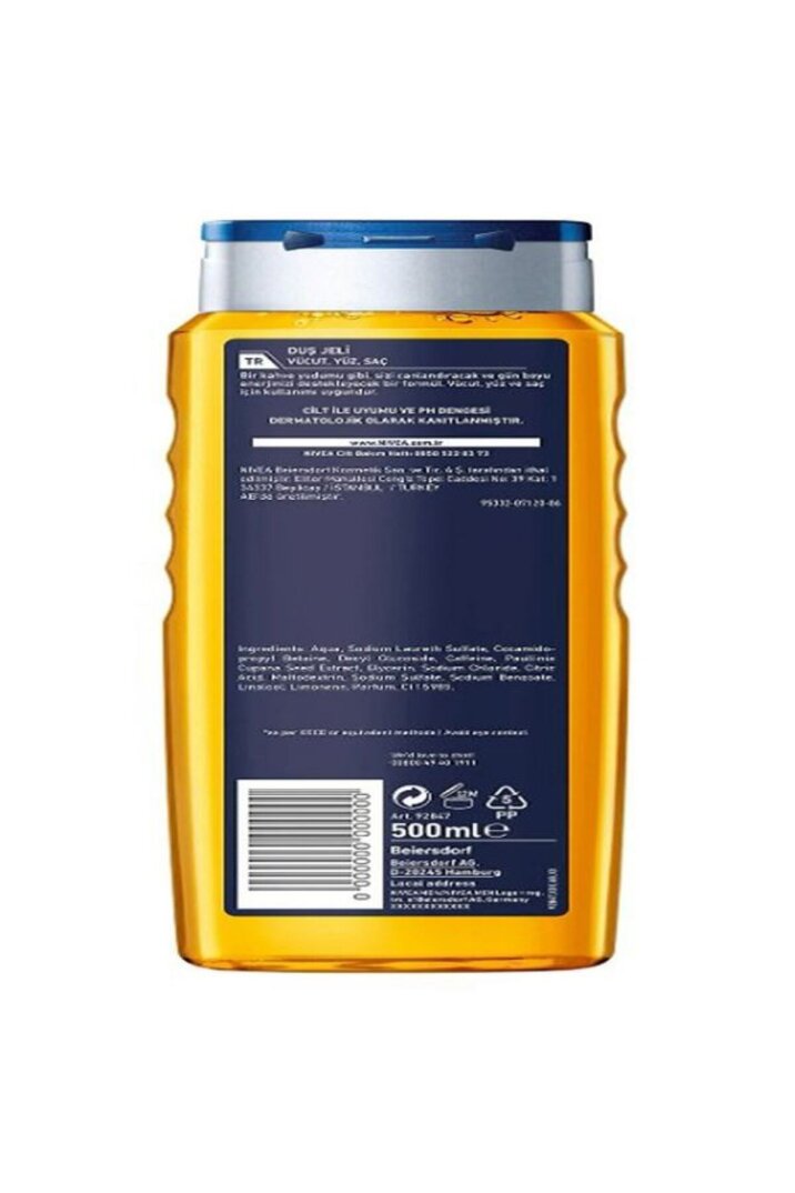 Nivea Men Duş Jeli 500 ml Bath Care Erkek - 3