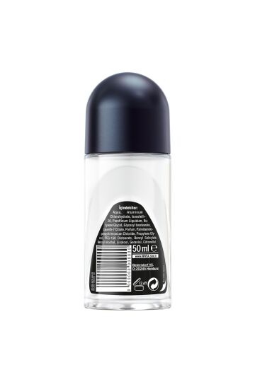 Nivea Men Erkek Roll On Deodorant Black&White Invisible Güçlü Etki 50 ml 48 Saat Anti-Perspirant - 2