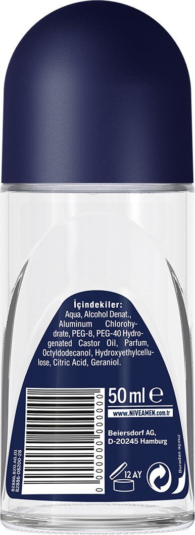 NIVEA Men Erkek Roll On Deodorant Cool Kick 48 Saat Anti-perspirant Koruma 50ml,Serinleten Ferahlık - 2