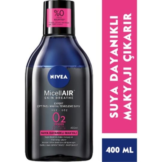Nivea Micellair Expert Çift Fazlı Makyaj Temizleme Suyu 400 ML