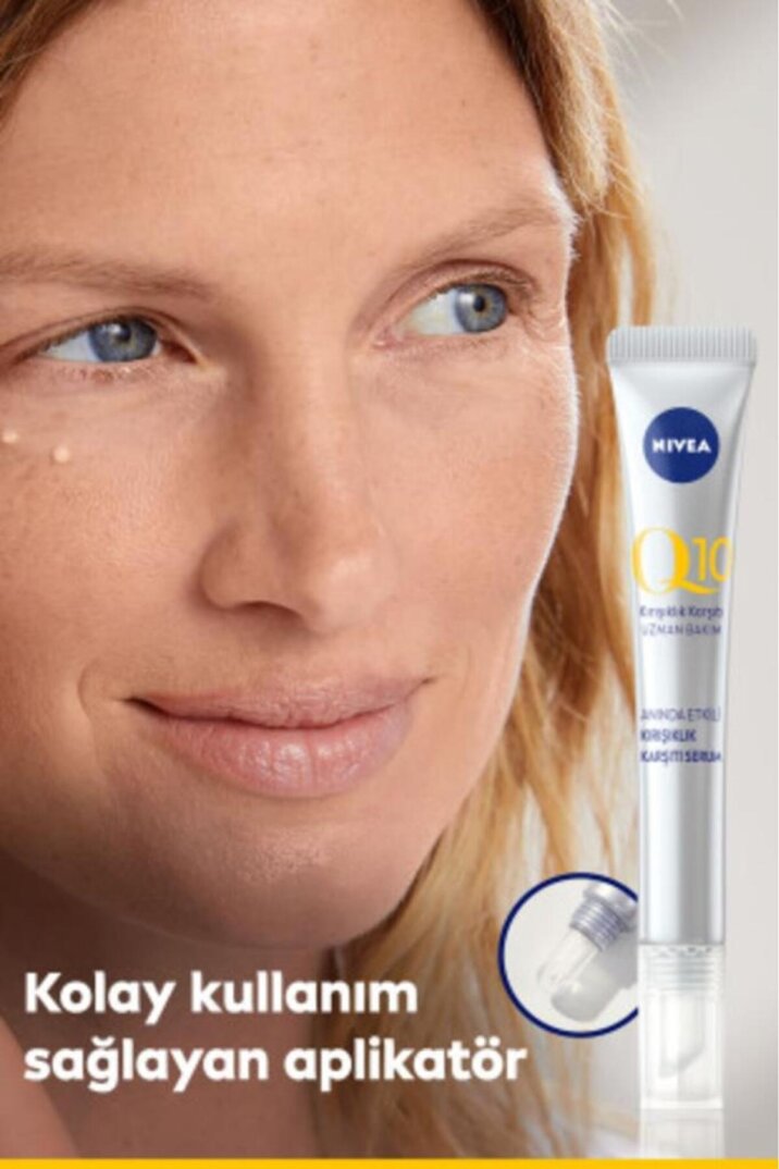 NIVEA Q10 Anında Etkili Kırışıklık Karşıtı Serum 15ml, İnce Çizgi ve Derin Kırışıklık Karşıtı - 6