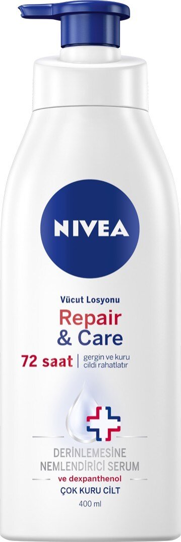 Nivea Repair & Care Vücut Losyonu 400ml,Çok Kuru Ciltler için Yoğun Bakım ve Onarıcı Vücut Losyonu,  - 2