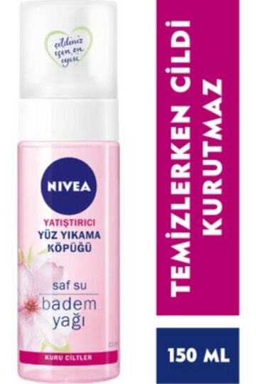 Nivea Yatıştırıcı Yüz Yıkama Köpüğü Kuru Ciltler 150 Ml & Beyaz Kil Maskesi 3'ü1 Arada Maske150 Ml - 2
