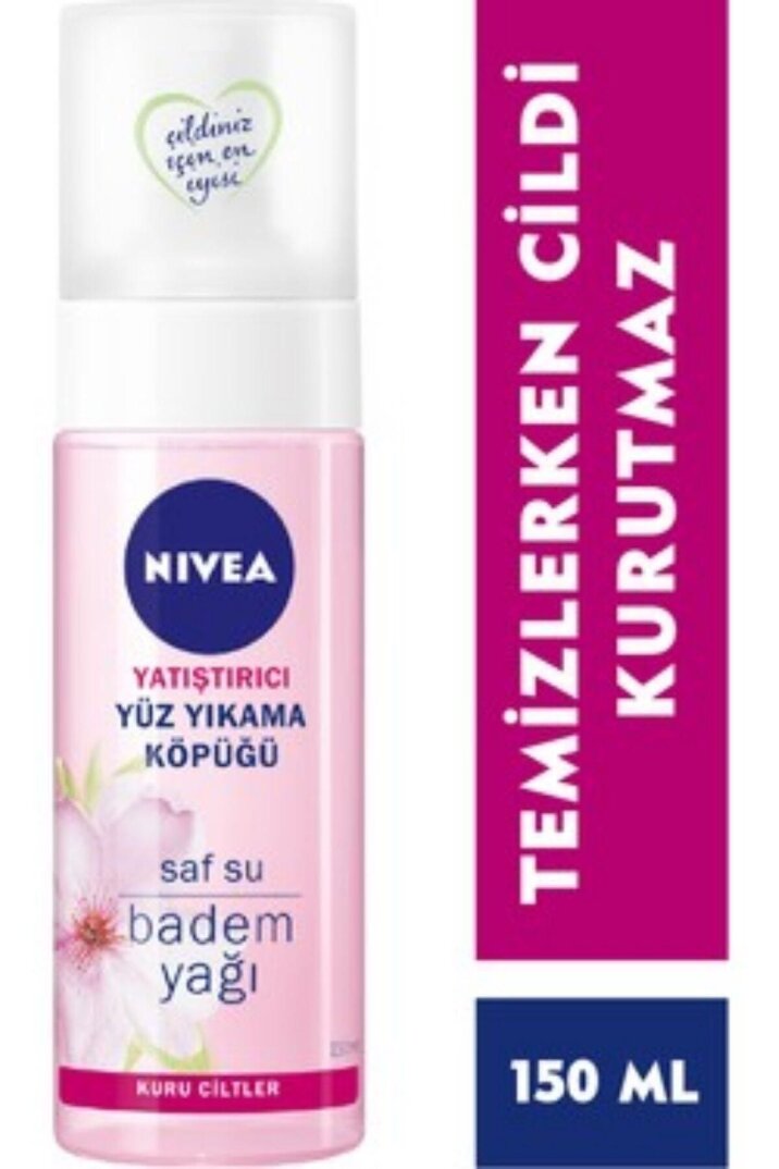 Nivea Yatıştırıcı Yüz Yıkama Köpüğü Kuru Ciltler 150 Ml & Beyaz Kil Maskesi 3'ü1 Arada Maske150 Ml - 2